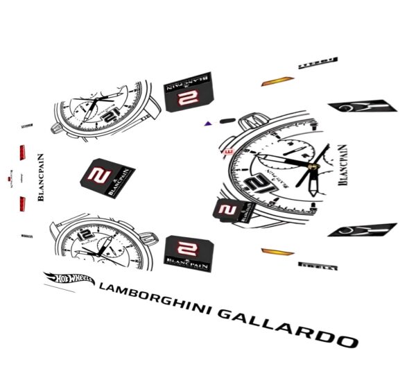 CALCA LAMBORGHINI GALLARDO BLACKPAIN HOT WHEELS