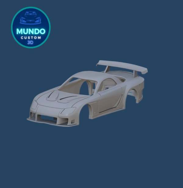 BodyKit Veilside Fortune en Resina para Mazda RX7 Hot Wheels - Imagen 2