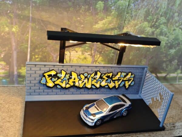 Diorama Hot Wheels 3D "Graffiti Scene" - Imagen 3