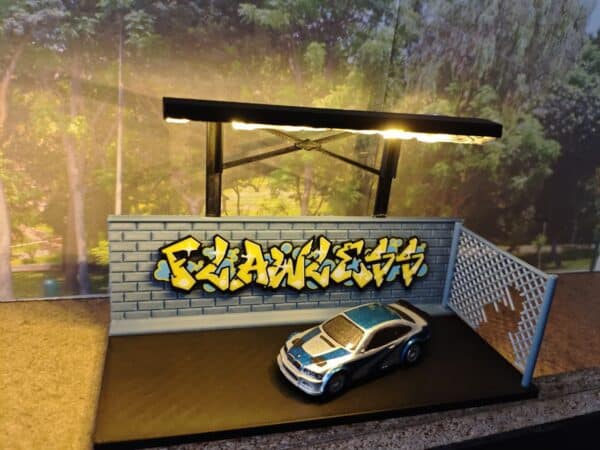 Diorama Hot Wheels 3D "Graffiti Scene" - Imagen 2