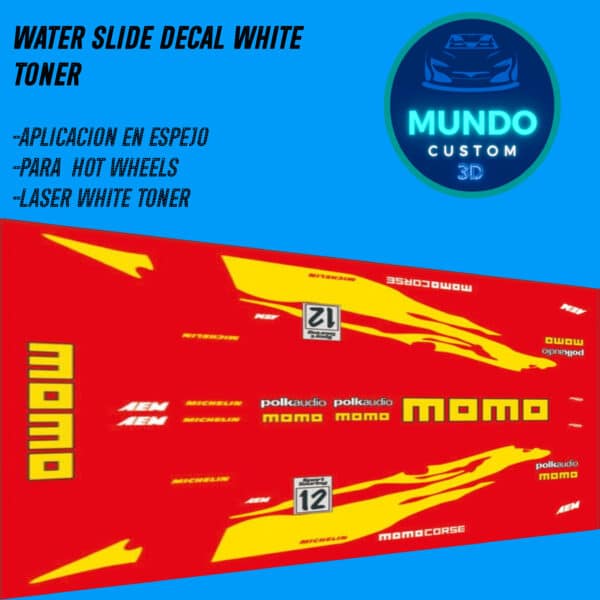Decals Fast M Hot Wheels