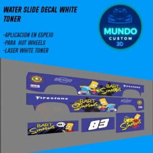 Decals Bart Chevy Silverado 83 Hot Wheels