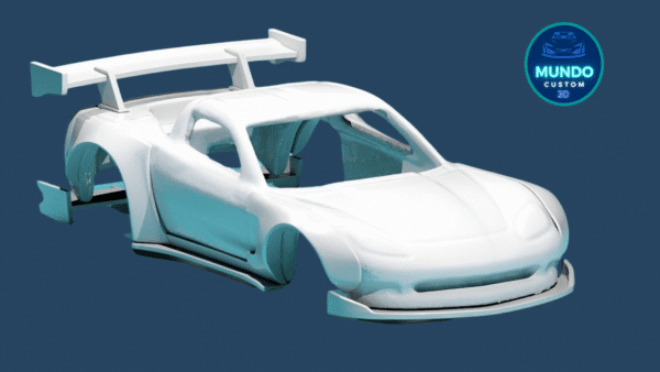 Transforma tu Hot Wheels Corvette C6 con el Bodykit de Resina Definitivo