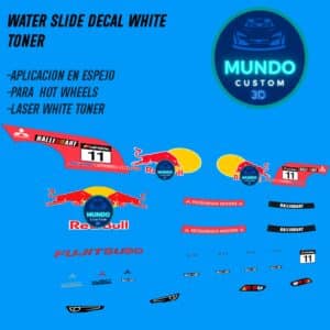 Decals RB Mitsubishi Lancer X Hot Wheels