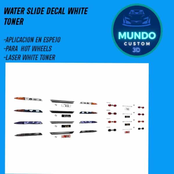 Decals Faros Nissan Skyline R32 Hot Wheels