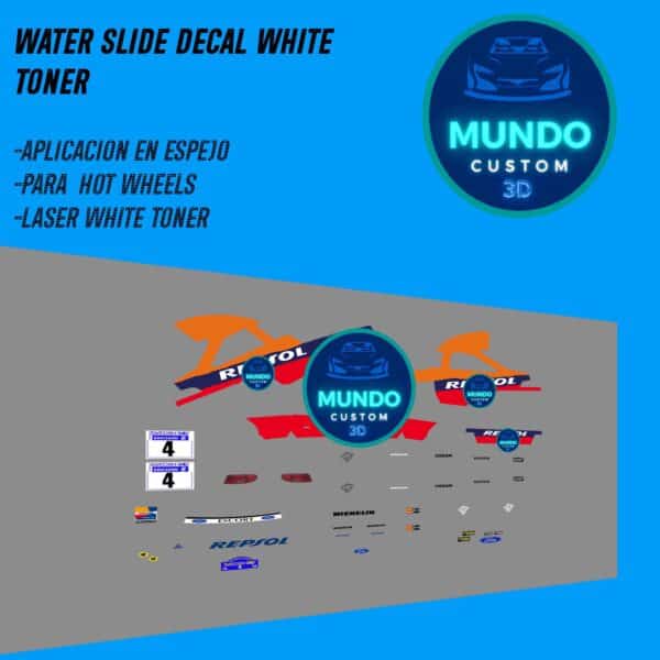 Decals RPSL Ford Escort hot Wheels