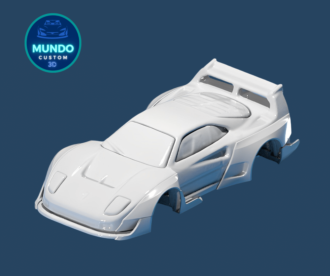 Bodykit de Resina "Pandem Style" para tu Hot Wheels Ferrari F40 Competizione