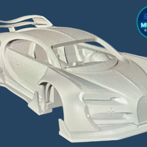 ¡Transforma tu Bugatti Chiron Hot Wheels! Bodykit Samurai en Resina!