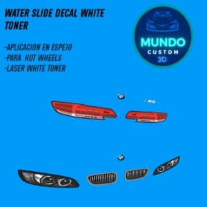 ¡MIRADA V8! Decals de Faros con Tinta Blanca para BMW M3 E90 Hot Wheels