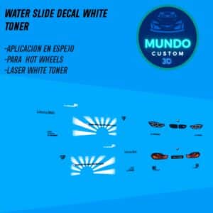 Decals Liberty Tinta Blanca BMW M4 Hot Wheels