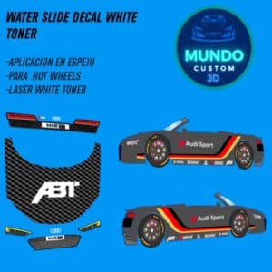 Decals Audi Sport Audi R8 Cabrio 2019 Hot Wheels
