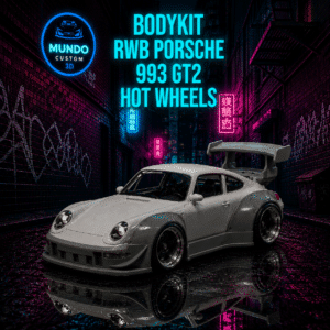 Transforma tu Colección: El Bodykit RWB Definitivo en Resina para Porsche 993 GT2 Hot Wheels