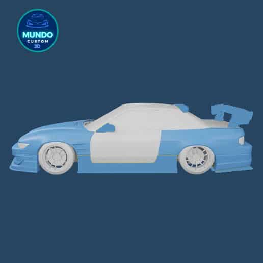 Bodykit Original Labo Nissan Silvia S13 Hot Wheels - Imagen 3