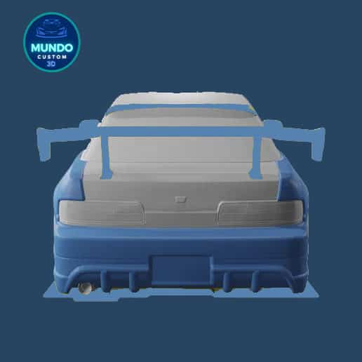 Bodykit Original Labo Nissan Silvia S13 Hot Wheels - Imagen 4