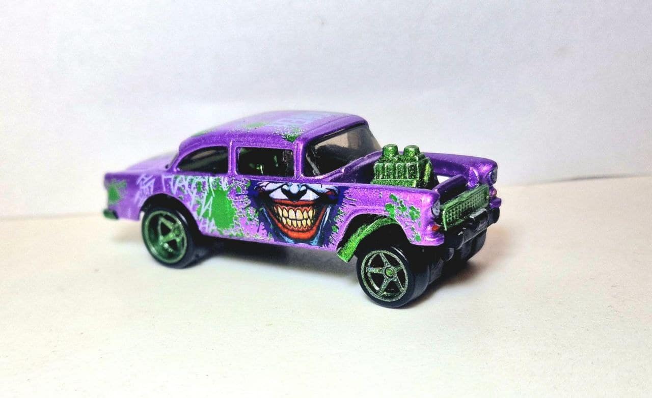 Decals Joke Tinta Blanca Chevy Gasser 55 Hot Wheels - Imagen 3