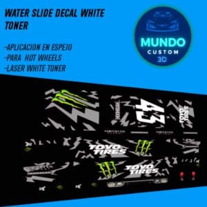 Decals Gymkhana Energy 2 Tinta Blanca Datsun 510 Wagon Hot Wheels 1/64 - Custom Drift Kit