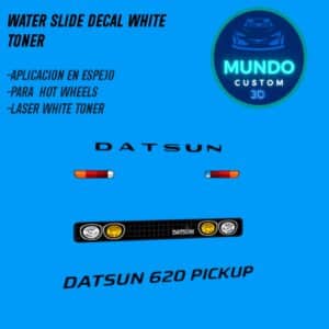Decals Faros Tinta Blanca Datsun 620 Hot Wheels 1/64