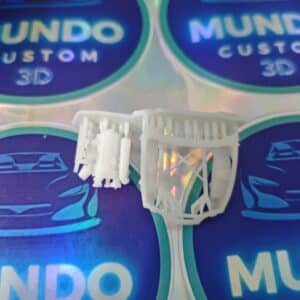 Kit Motor 2JZ + Vano Motor Resina para Toyota Supra Hot Wheels 1/64 - Custom Engine Swap