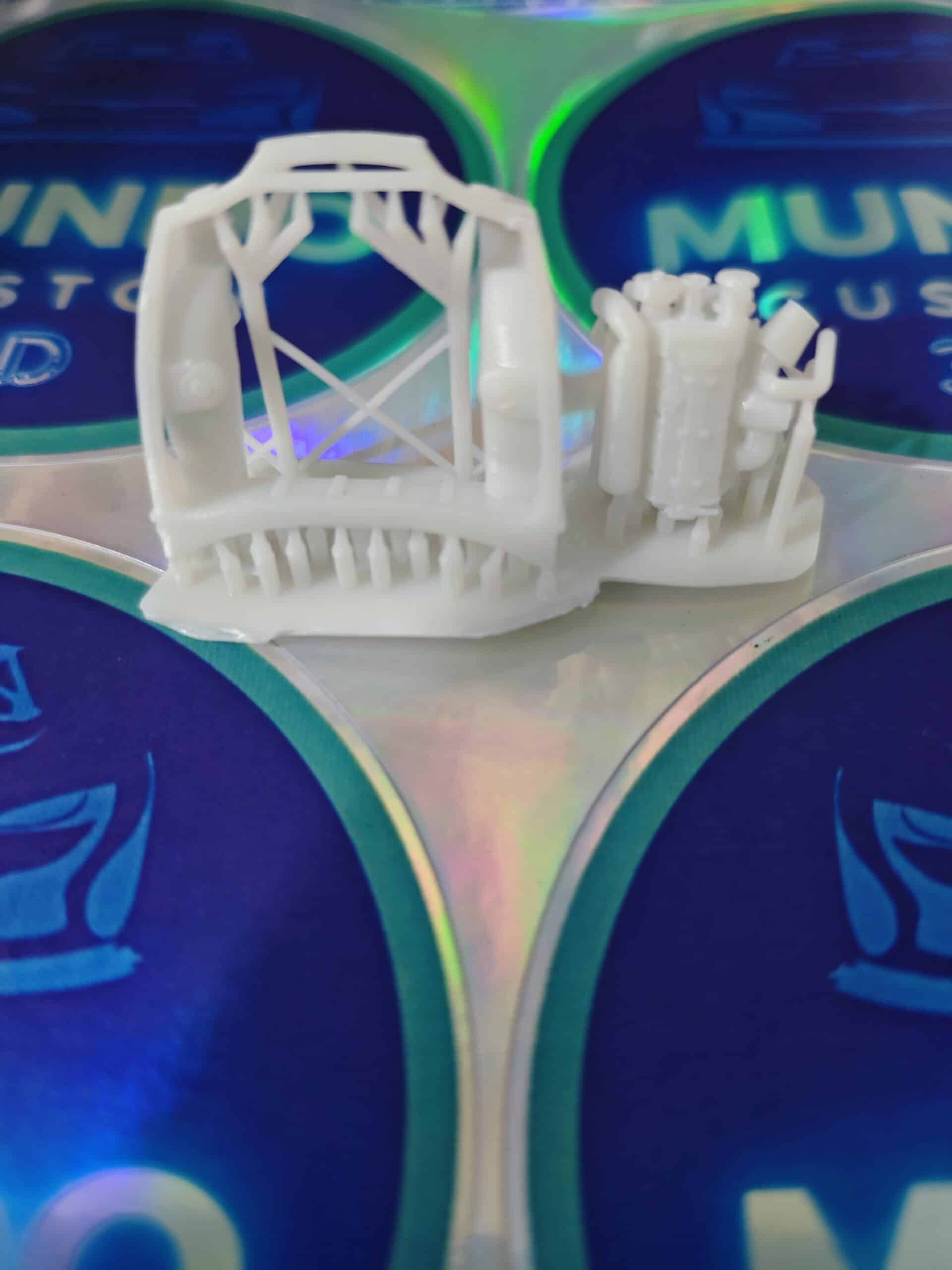 Kit Motor 2JZ + Vano Motor Resina para Toyota Supra Hot Wheels 1/64 - Custom Engine Swap - Imagen 2