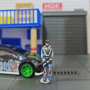 Figura de Resina "Ken" (Escala 1/64) – Pintada a Mano para Dioramas (Hot Wheels,Matchbox, Mini GT...)