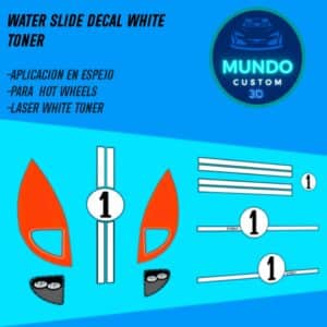 Decals Le Mans con Tinta Blanca Real: Ford GT (Hot Wheels 1:64)