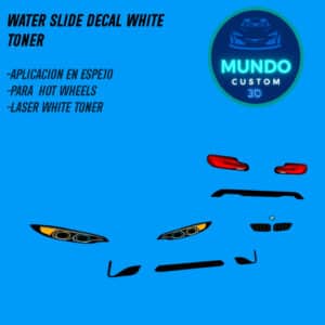 Decals Faros BMW M2 Hot Wheels Tinta Blanca 1/64 - Custom Detail