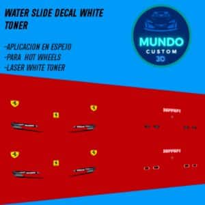 Decals Faros con Tinta Blanca Real: Ferrari SF90 Stradale para Hot Wheels (1:64)
