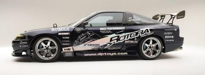 ¡Dominio Street Racing! Decals "Rotora Fast" con Tinta Blanca Real: Nissan 180SX/S15 (Hot Wheels 1:64) - Imagen 2