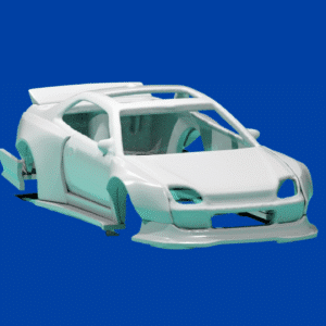 ¡Postura JDM Absoluta! Bodykit Widebody "Plug & Play" en Resina: Honda Prelude (Hot Wheels 1:64)