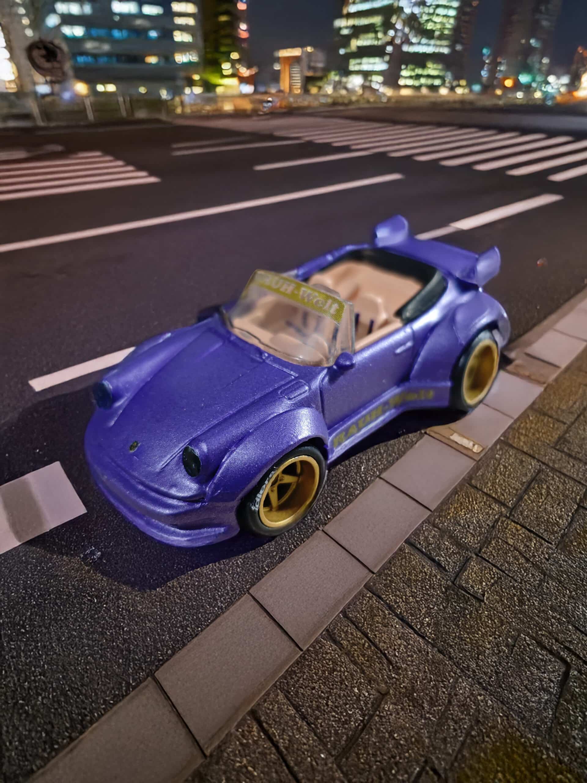 Decals Livery RWB y Faros con Tinta Blanca Real: Porsche 964 (Hot Wheels 1:64) - Imagen 3