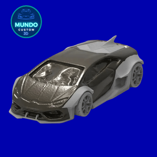 Kit de Conversión "Twin Turbo" en Resina: Potencia Extrema para tu Lamborghini Huracán Hot Wheels