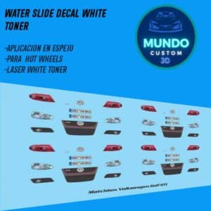 ¡Realismo Brutal! Calcas de Faros con Tinta Blanca Real: Volkswagen Golf GTI MK5 (Matchbox 1:64)