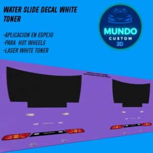 ¡Realismo Radical! Decals de Faros con Tinta Blanca: Nissan 180SX (Hot Wheels 1:64)