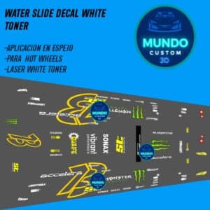 Decals "BAGG" con Tinta Blanca: El Estilo "Bagged" Definitivo para tu Nissan GTR R35 Hot Wheels