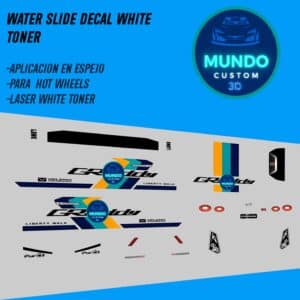 Decals "READY" en Tinta Blanca: Potencia y Estilo Competitivo para tu Nissan GTR R35 LBWK