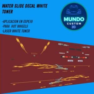 Decals "LETTY FAST" en Tinta Blanca: La Esencia de la Calle para tu Nissan Silvia S14 Hot Wheels