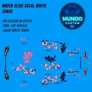 Decals "JAPAN STYLE" en Tinta Blanca: El Alma JDM para tu Nissan Silvia S15 Hot Wheels