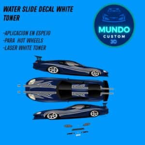 Decals "DARIUS LEGACY" en Tinta Blanca: La Personalización icónica de NFS para tu Toyota Supra MK4