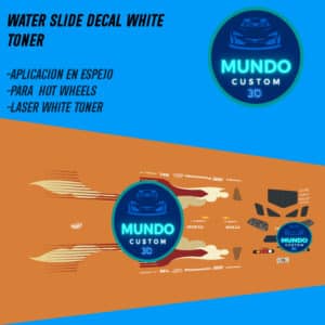 Decals "SLAP FAST EDITION" en Tinta Blanca: La Estética de Competición para tu Toyota Supra MK4