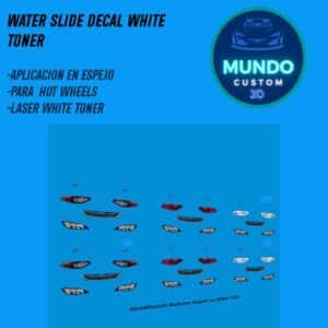 Decals "PRO-BEAM" en Tinta Blanca: El Detalle de Iluminación Definitivo para tu Subaru Impreza WRX STI Hot Wheels