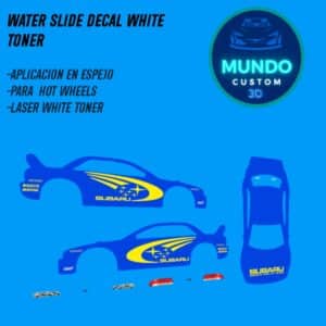 Decals "LEGACY WRC" en Tinta Blanca: La Estética de Rally Definitiva para tu Subaru Impreza 22B
