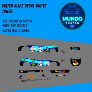 Decals "DRAGON-CORE" en Tinta Blanca: La Estética Épica para tu Honda Civic EK Hot Wheels