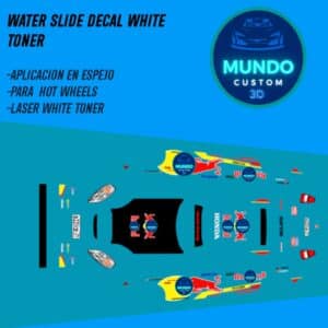Decals "NITRO-BOOST" en Tinta Blanca: La Estética Energética para tu Honda Civic EK Hot Wheels