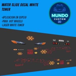Decals "JOHNNY-FAST" en Tinta Blanca: La Estética de Élite para tu Honda S2000 Hot Wheels