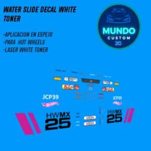 Decals "Convención México": Edición Limitada en Tinta Blanca para tu Nissan Sentra '91 Hot Wheels
