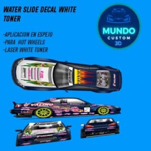 Decals "LABO ORIGINAL" en Tinta Blanca: La Personalización Élite para tu Nissan Silvia S15 Hot Wheels