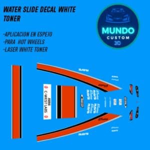 Calcas "Mona Lisa" con Tinta Blanca Real: Nissan Silvia S15 (Hot Wheels 1:64)