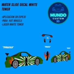 Decals "UNDERGROUND 2" en Tinta Blanca: La Nostalgia Gamer para tu Mazda RX-7 Hot Wheels