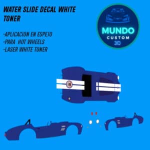 Decals "RLC CONMEMORATIVE" en Tinta Blanca: Exclusividad de Coleccionista para tu Shelby Cobra 427