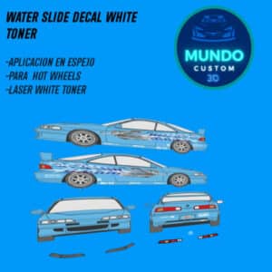 Decals "MIA FAST" en Tinta Blanca: El Homenaje Definitivo para tu Acura Integra Hot Wheels